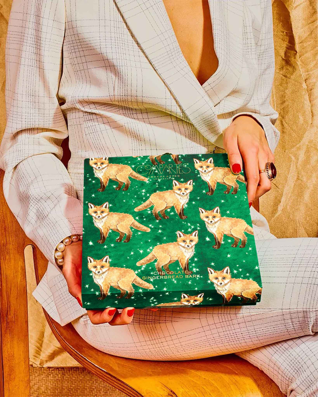 Gingerbread Bark Breakable Chocolate - Luxury Gift Box