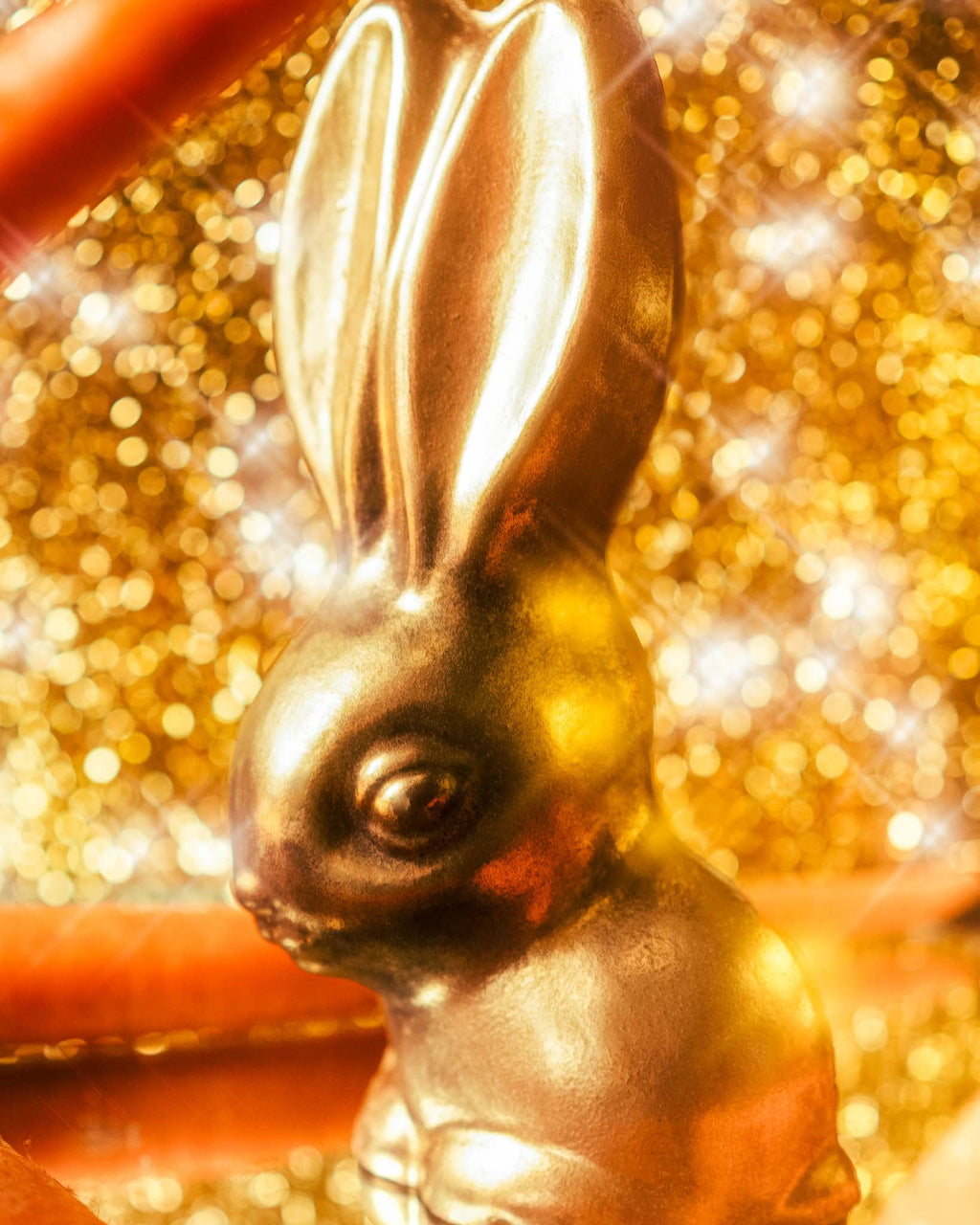 Big Eared 24 Karat Gold Easter Bunny
